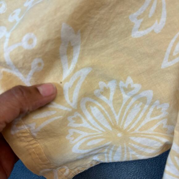 Vintage 90s Chaps Ralph Lauren Hawaiian Shirt Floral Vacation Beachy Retirement - Picture 5 of 8